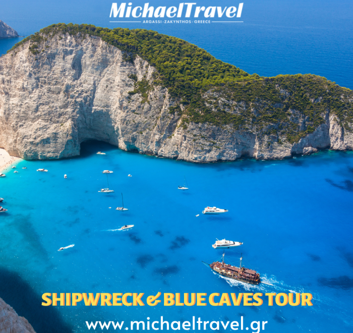 Shipwreck & Blue Caves Tour - Michael Travel