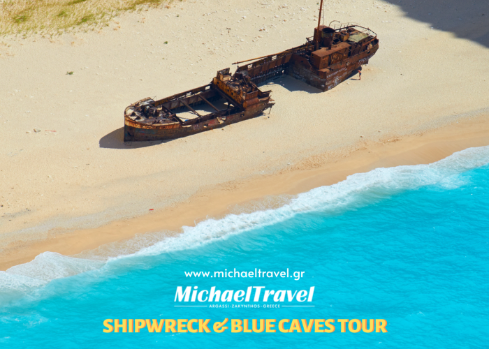 Cruise to Shipwreck-Navagio & Blue Caves- Michael Travel